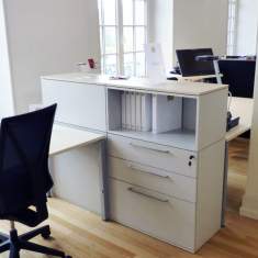 Modulare Büroschränke Holz Büroschrank Rolladenschrank Regal Novex FLEXX