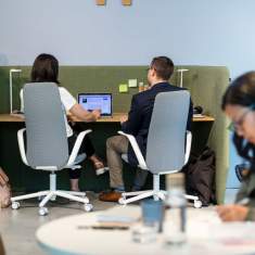 Bürostuhl Bürodrehstuhl moderne Bürostühle mit Armlehnen Haworth Nia