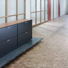 Büroschrank schwarz büro schrank modular Novex, BASIC Stauraum