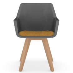 Besucherstuhl schwarz Konferenzstühle mit Armlehnen Besucherstühle Holz Viasit Repend