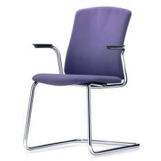 Freischwinger Büro Besucherstuhl violett Besucherstühle Konferenzstühle, Drabert, mento