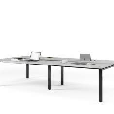 Teamtisch Designer Team-Tische Büro Assmann Büromöbel, Solos Schreibtischsystem