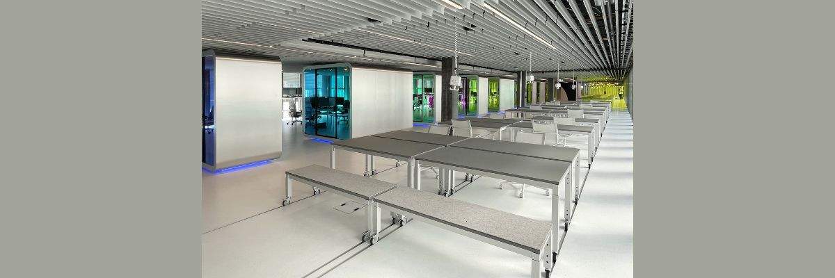 IDENTI + WOHNBEDARF:  BEYOND GRAVITY  HEADQUARTER –  BÜROS DER ZUKUNFT  IM THE CIRCLE
