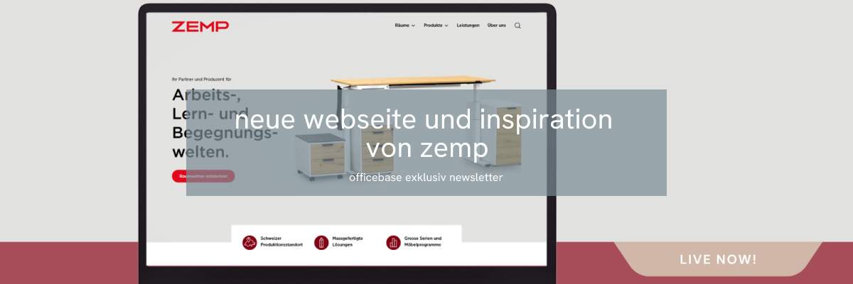 NEUE Webseite und Inspiration von ZEMP