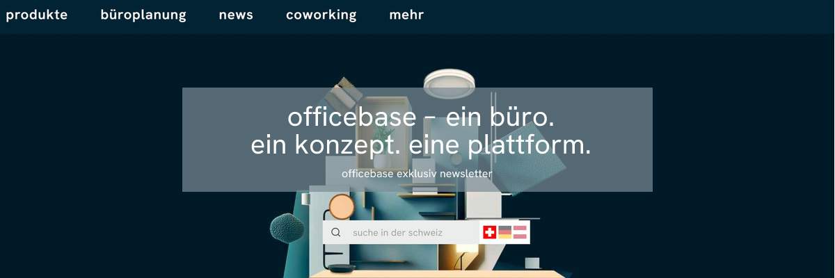 Die neue officebase homepage: ein büro. ein konzept. eine plattform.