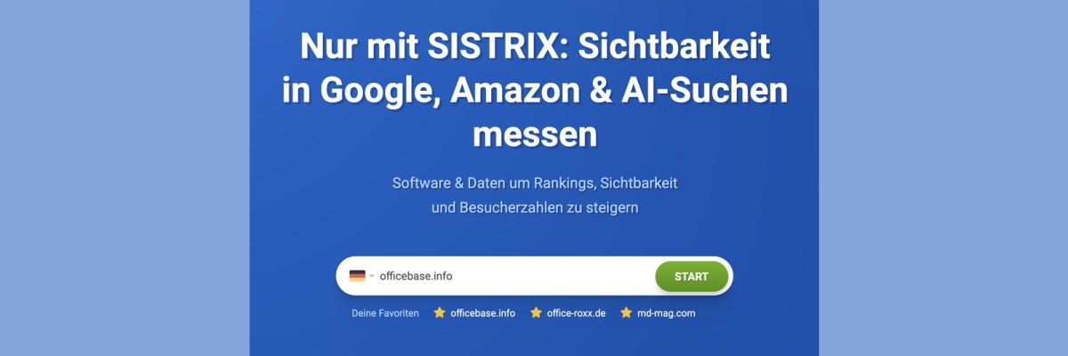 officebase im D-A-CH unübertroffen im Bereich Büro