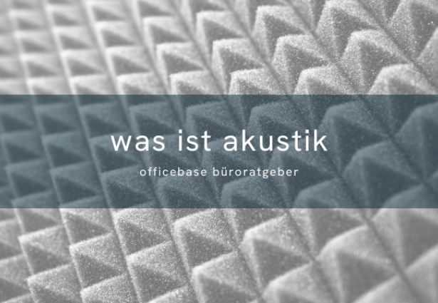 Was bedeutet Akustik?