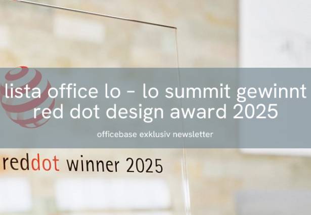 lista office lo: lo summit gewinnt red dot design award 2025