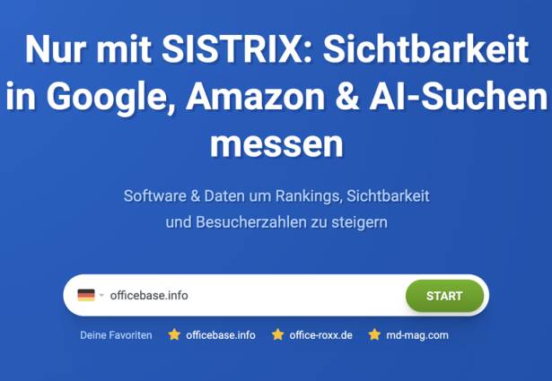 officebase im D-A-CH unübertroffen im Bereich Büro