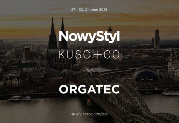 Nowy Styl & Kusch+Co: Komfort und Kreislaufwirtschaft auf der ORGATEC 2026