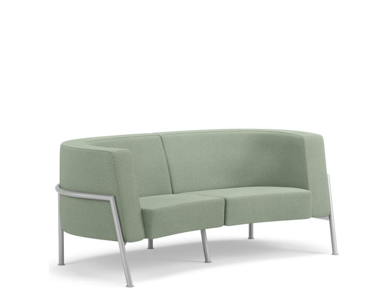 Loungesofa grün Sofa Lounge modulare Sofas Kinnarps Trix