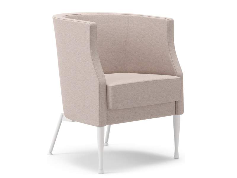 Loungesessel rosa Sessel Lounge Büro Loungemöbel, Kinnarps, Arriba