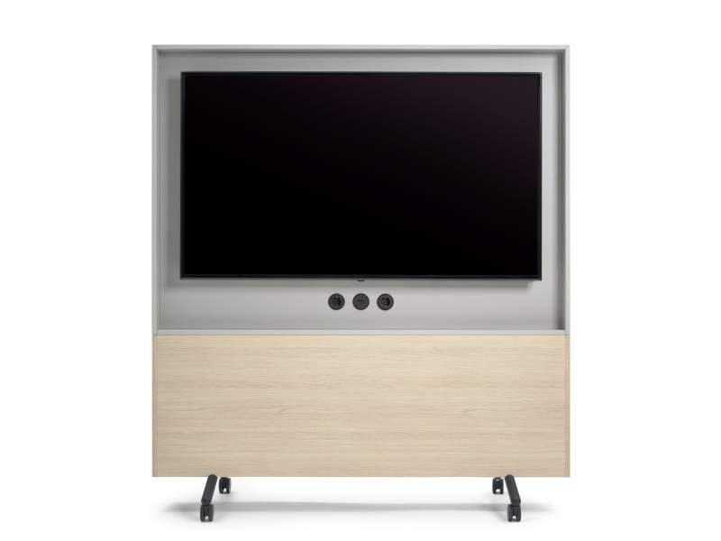 Medienwand fahrbar Monitor Wand Sedus se:lab monitor wall