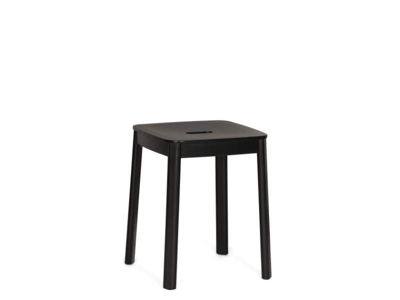 Hocker schwarz Materia Domino
