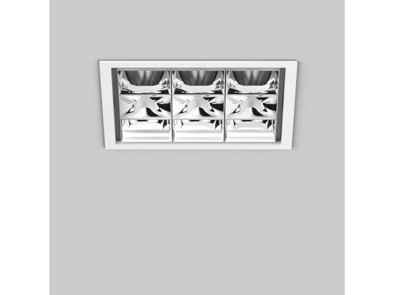 Deckenleuchte Deckenleuchten Quadratischer rechteckiger Einbau-Multi-Downlight XAL UNICO pro recessed