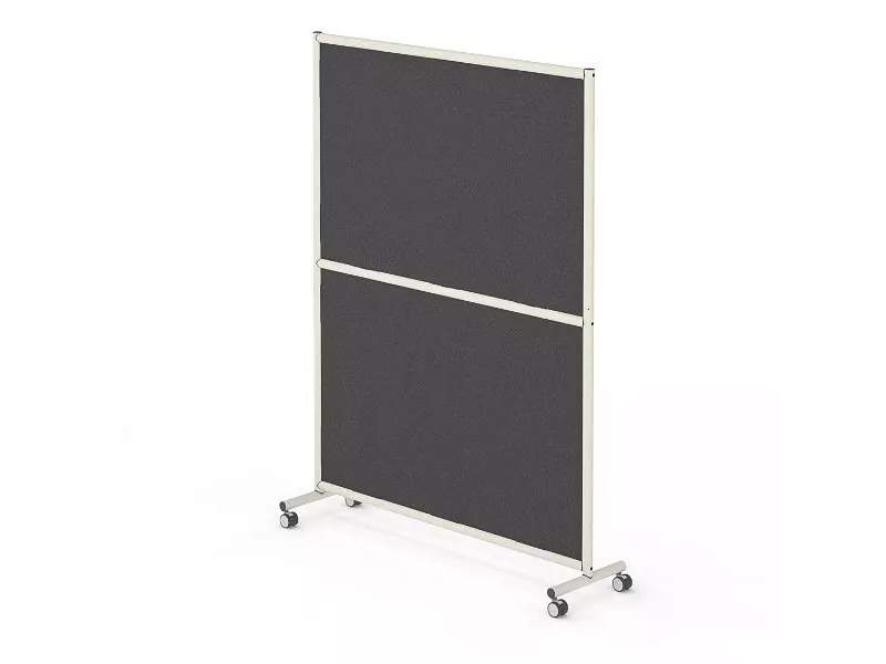 Trennwand fahrbar mobile Trennwände akustik Stellwand Lista Office LO Move