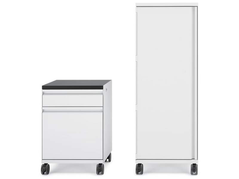 Rollcontainer Büro kleiner Büroschrank abschließbar Bürocaddy, Lista Office LO, Caddies LO
