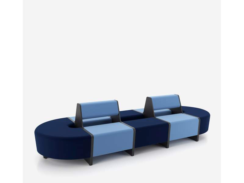 Lounge Sitzmöbel Modulare Sitzelemente Sitzinseln, Nowy Styl, Magnes II