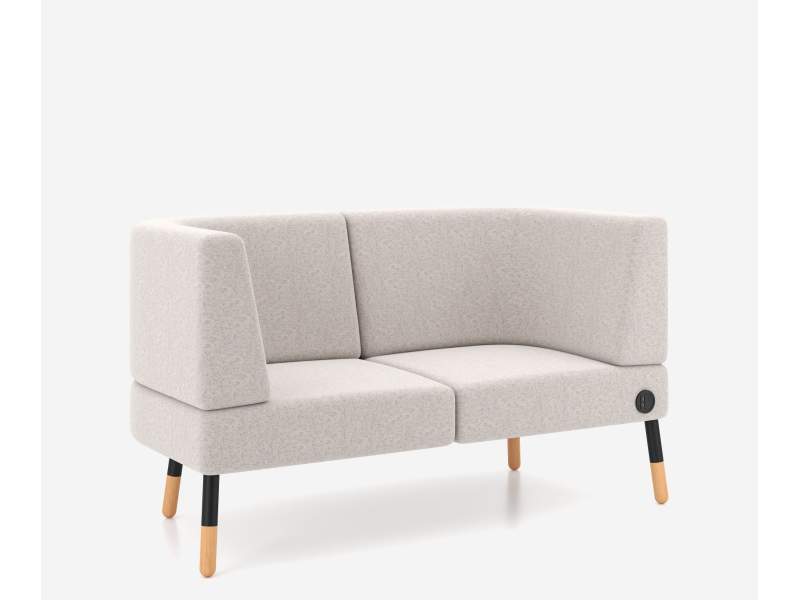 Loungesofa weiss Sofas Lounge Sitzmöbel Nowy Styl Tepee Sofa