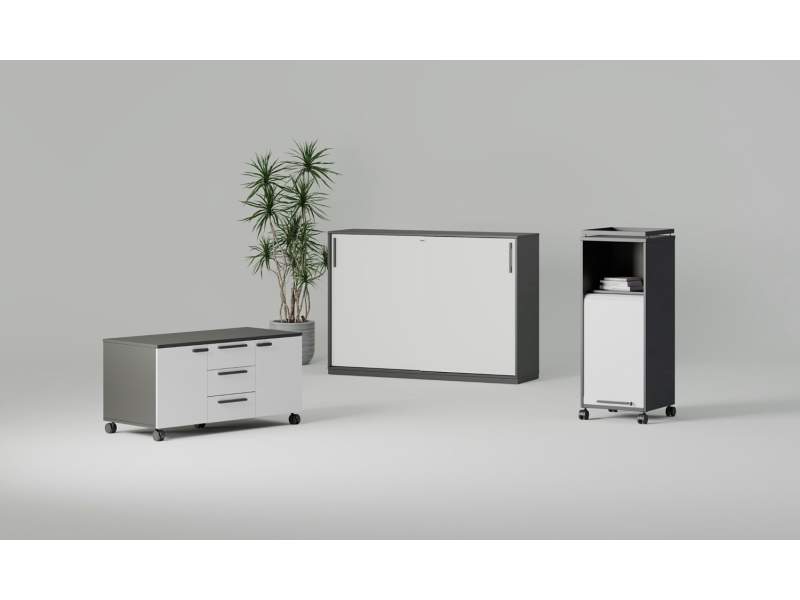 Büroschrank weiss Schiebetürschrank Büroschränke Nowy Styl, SQart Aktenschrank