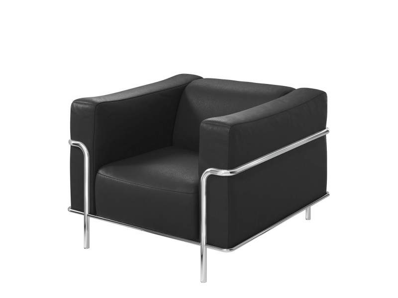 Loungesessel Assmann Büromöbel Consento Cucco im Bauhausstil mit Metallgestell