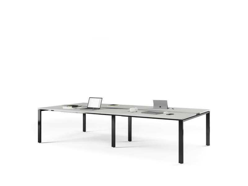Gruppenarbeitsplatz Büro Team-Tisch Besprechungstisch Team-Tische Besprechungstische Konferenztisch Assmann Büromöbel Solos Bench Tische