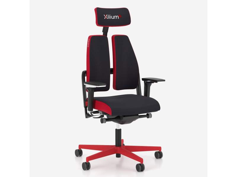 Gaming-Stuhl rot Gaming-Stühle drehbar Nowy Styl XiliumG Duo-Back