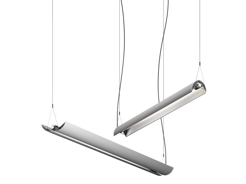 Büro Deckenlampen Design Längliche Pendelleuchten Design LED Büroleuchte Belux, UPDOWN