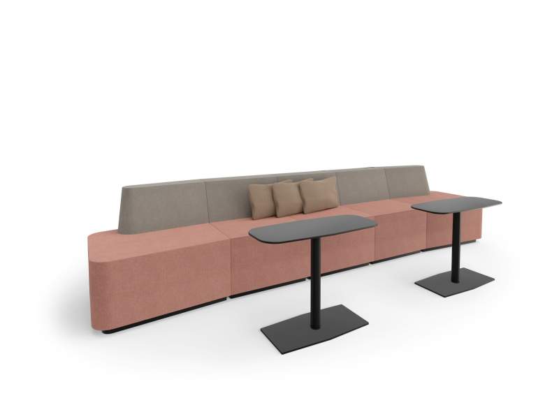 Beistelltisch schwarz Beistelltische Viasit Organic Link Tisch