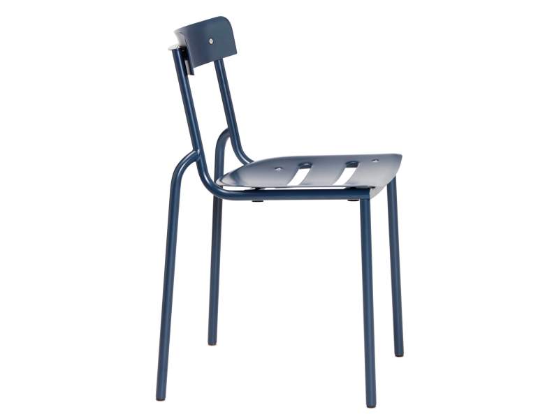 Gartenstuhl blau Gartenstühle Aluminium Stuhl stapelbar Embru Park Chair