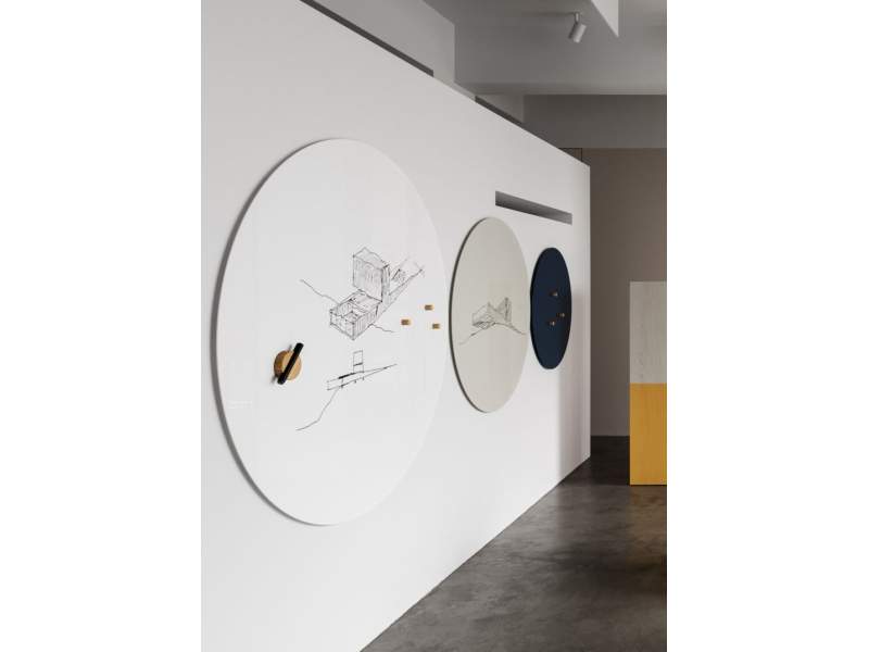 Whiteboard Glas Glastafel Chat Board Orbit