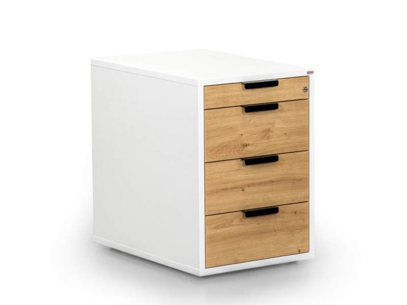 Container Holz Korpus weiss Bürokorpus Büro Zemp PURA Unterstellkorpus