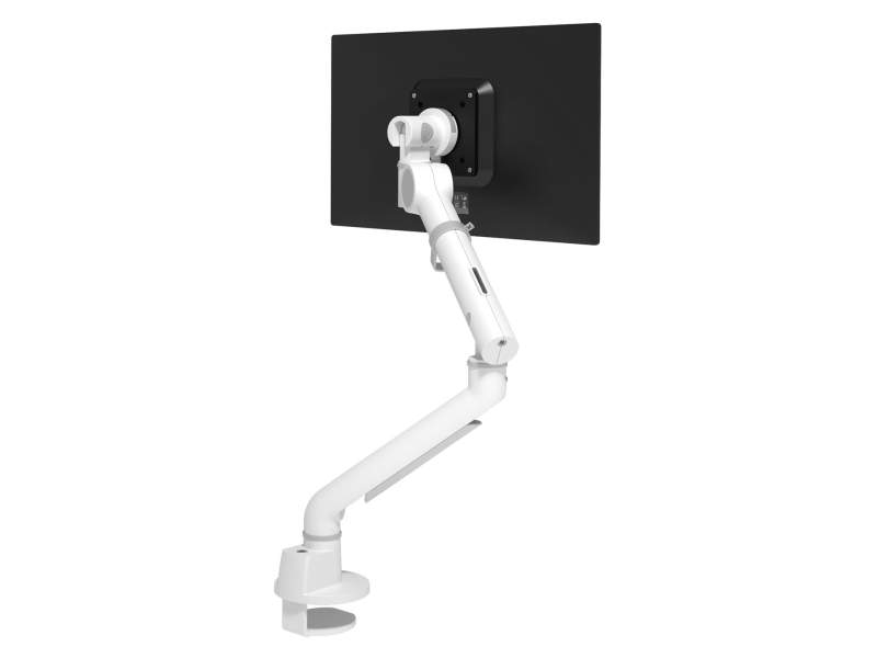 Monitorärme weiss Monitorhalterung, Tischklemme, Kabellochbefestigung, Monitor-Befestigung Dataflex Viewgo pro Monitorarm - Schreibtisch 620
