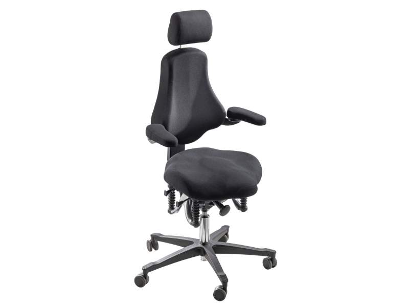Bürodrehstuhl schwarz Drehstuhl Büro Drehstühle ergonomisch Bürostuhl Haider Bioswing oneUp
mit Kopfstütze