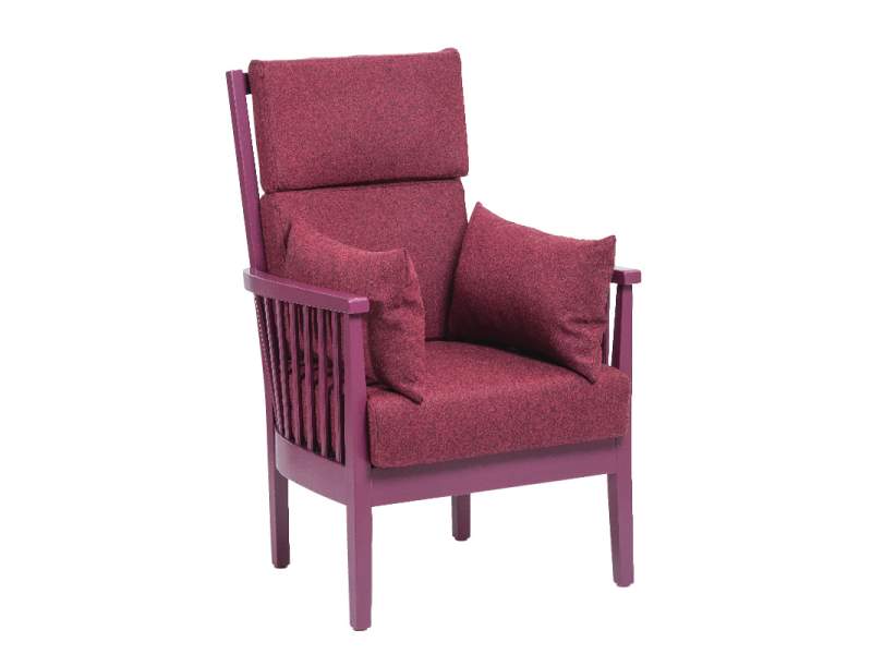 Loungesessel rot Sessel Lounge Sitzmöbel NC Nordic Care Ellinor