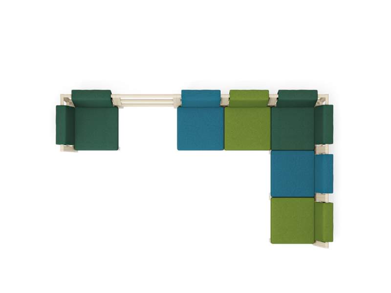 Modulares Sofa Lounge NC Nordic Care Be a part of