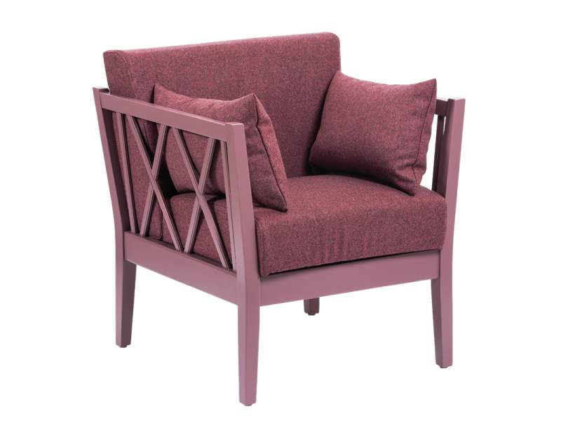 Loungesessel rosa Sessel Lounge NC Nordic Care Elin