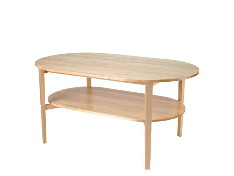 Beistelltisch Holz Beistelltische oval Couchtisch NC Nordic Care Maja