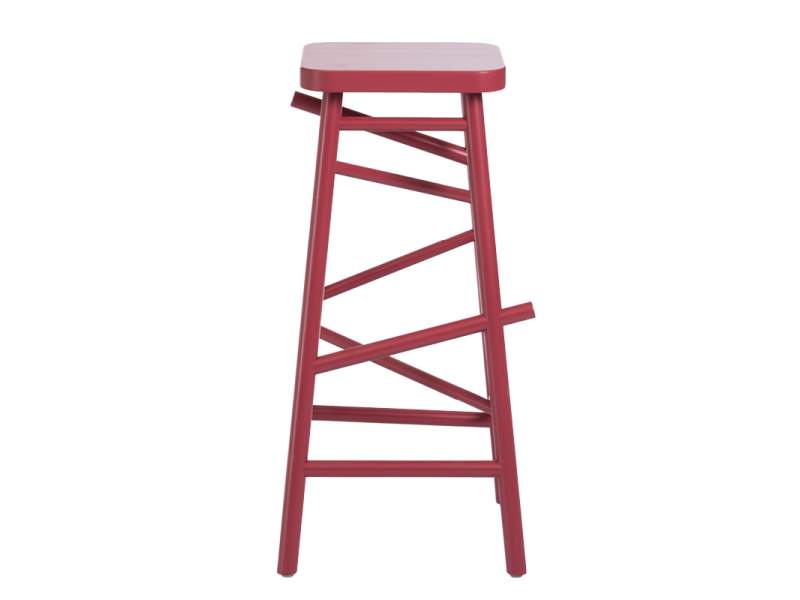 Barstuhl rot Barhocker Holz Barstühle NC Nordic Care Plockepinn