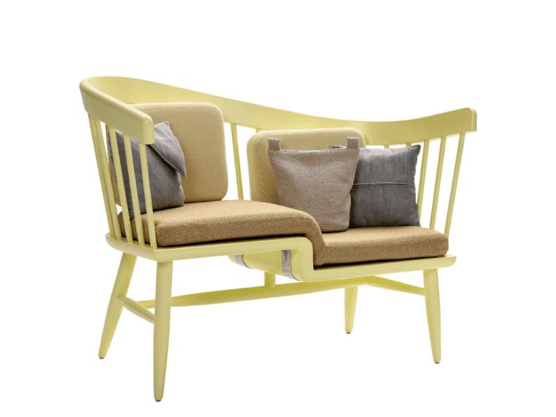Sofa gelb Bank Lounge NC Nordic Care Du & Jag