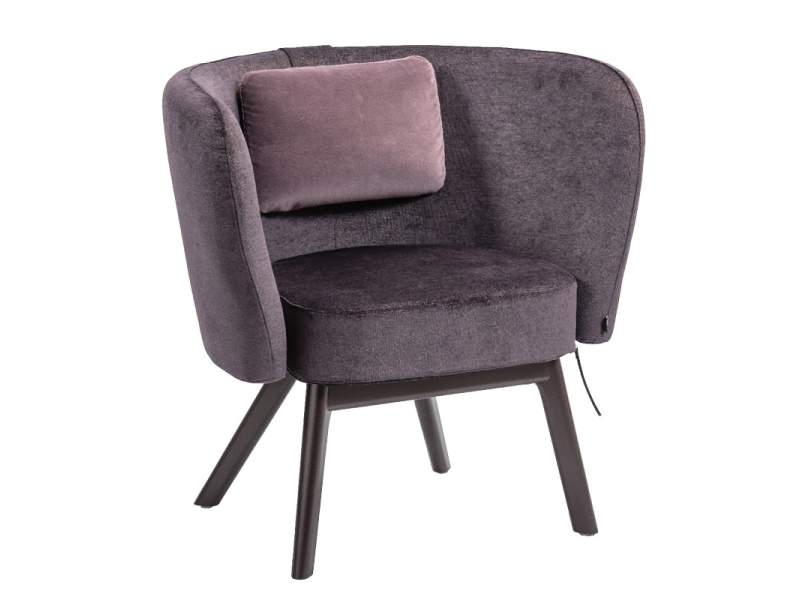 Loungesessel violett Sessel Lounge Sitzmöbel NC Nordic Care Humlan