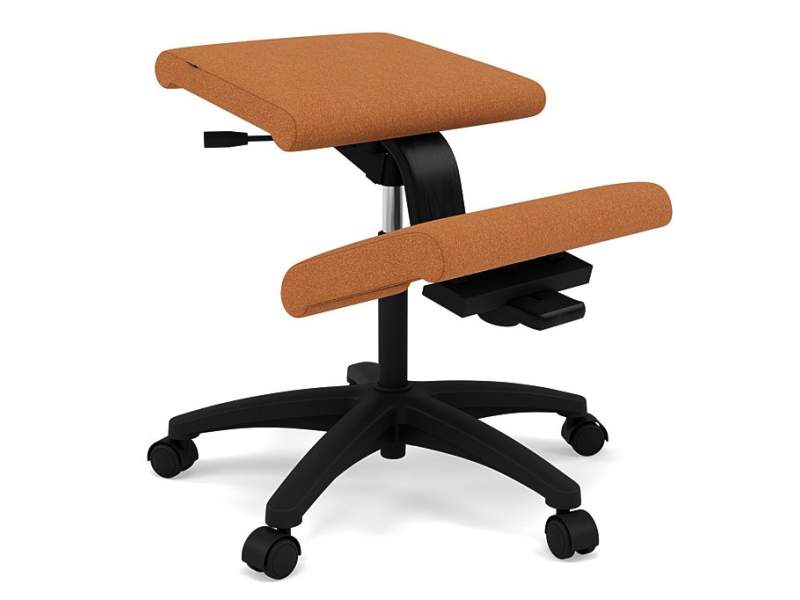 Ergonomischer Bürostuhl orange Schreibtischstuhl ergonomisch Schreibtischhocker Varier, Wing