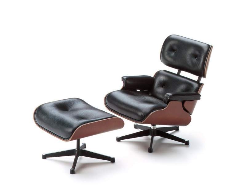 Vitra Lounge Chair Leder Loungesessel Büro Loungemöbel, vitra, Lounge Chair & Ottoman