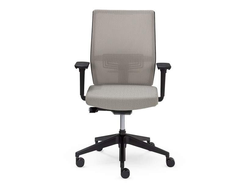 Büro Drehstuhl grau Drehstühle Netzgewebe Bürostuhl Haworth Aloha Active AX