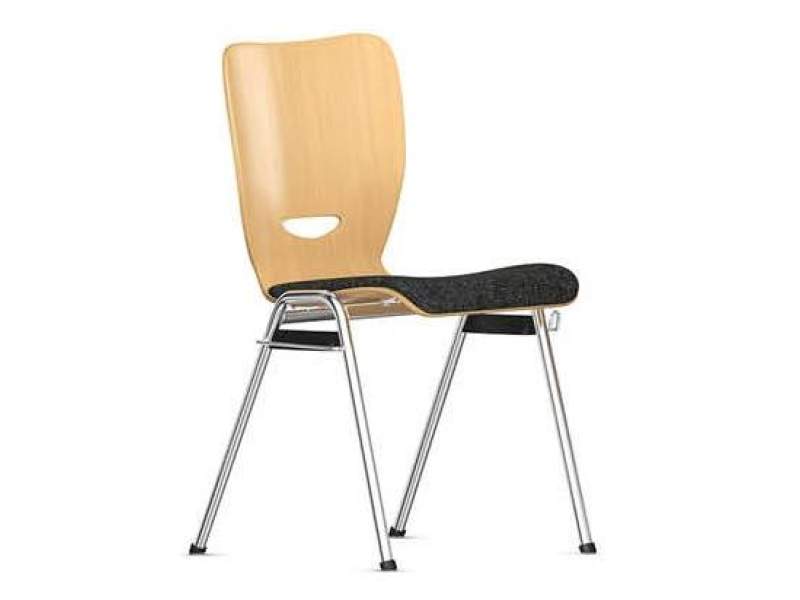 Besucherstuhl Holz Besucherstühle stapelbar Vierbeinstuhl VS WD-39