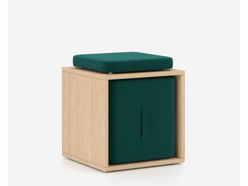 Sitzpouf Nowy Styl OXO für flexible Büro- und Aufenthaltsbereiche