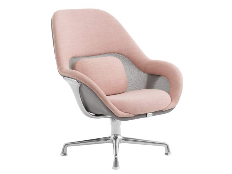 Loungestuhl rosa Loungesessel Sessel Lounge Coalesse SW_1 Lounge