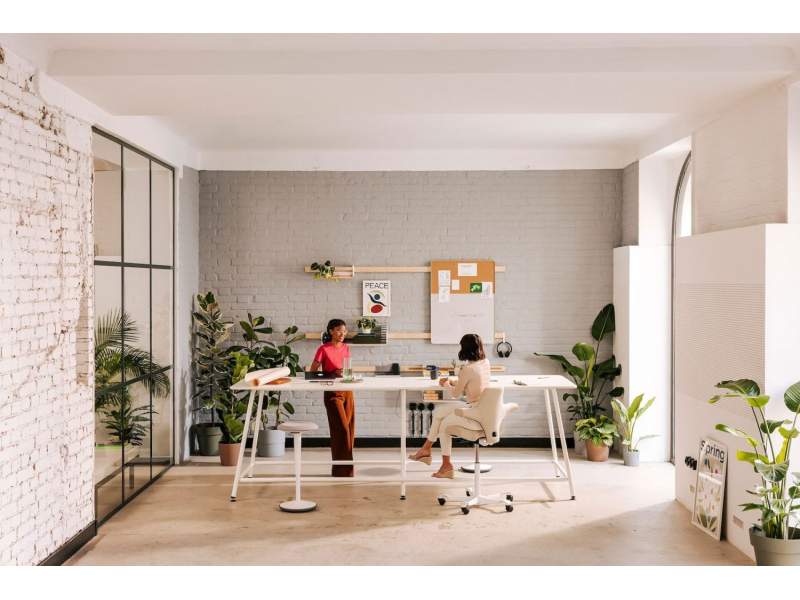 Stehtische weiss Stehtisch Büro Konferenztisch hoch Neudoerfler MyMotion Stehtisch