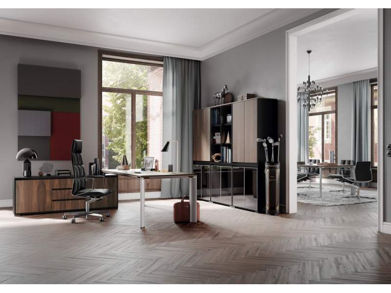 Chefbüro Direktionseinrichtungen Management Büromöbel Palmberg MANAGEMENTBÜRO