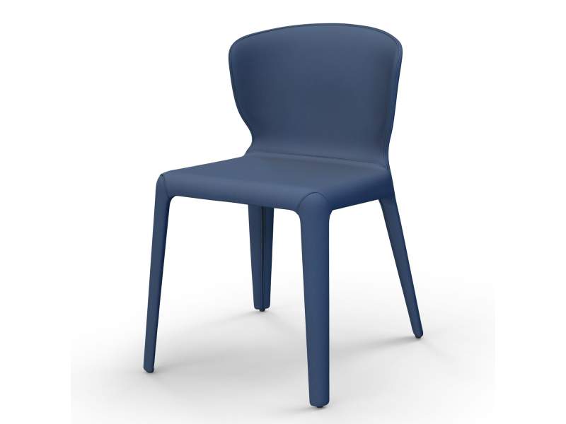 Besucherstuhl blau Besucherstühle ohne Armlehnen Konferenzstühle Konferenzstuhl, Cassina, 369 HOLA